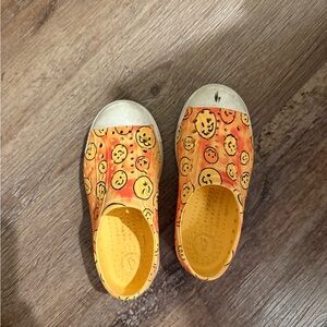 Native smiley face Kids Shoes - Orange